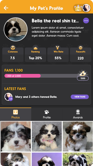 Parent profile