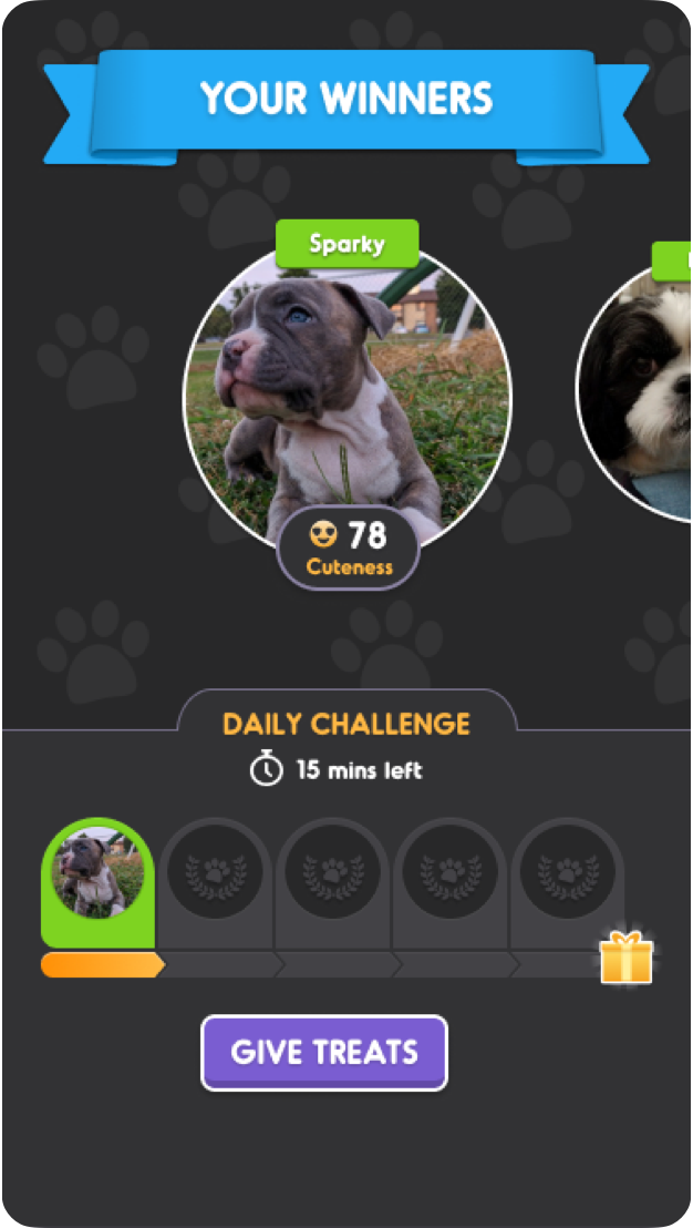 Time for Treats screen