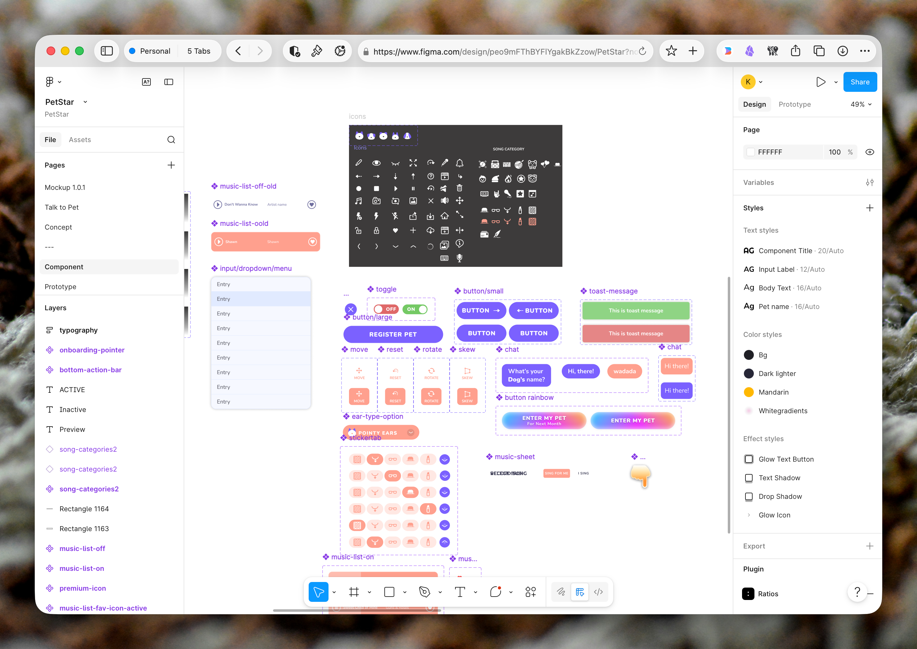 UI component library
